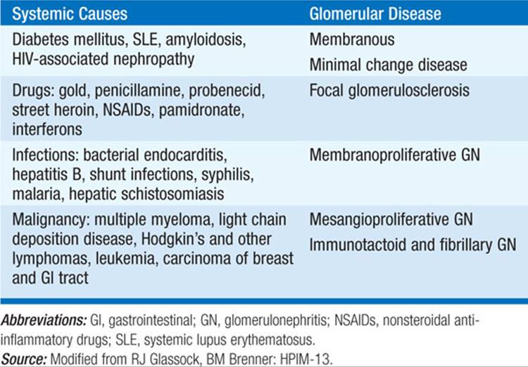 Glomerular Diseases - Nephrology - Harrisons Manual of Medicine, 18th Ed.