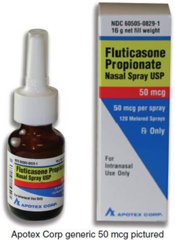 Correspondiente científico Alérgico FLUTICASONE NASAL INHALER: Flonase, Various - Top 300 Pharmacy Drug Cards